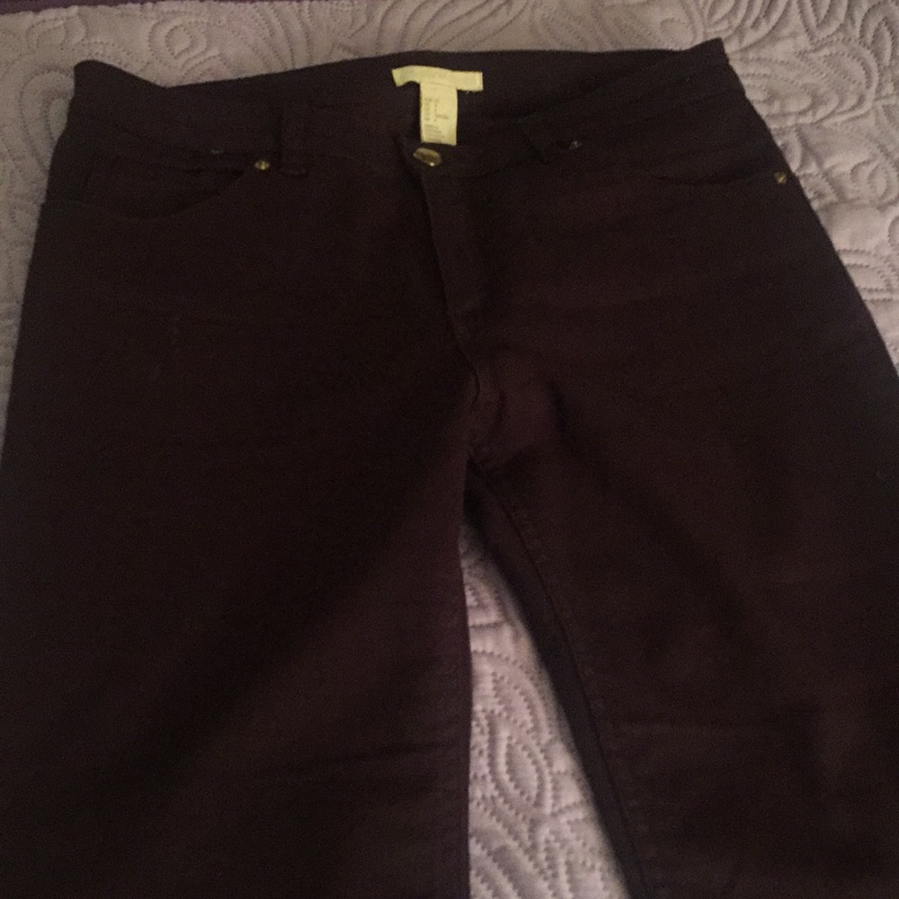 Dark Plum denim jeans